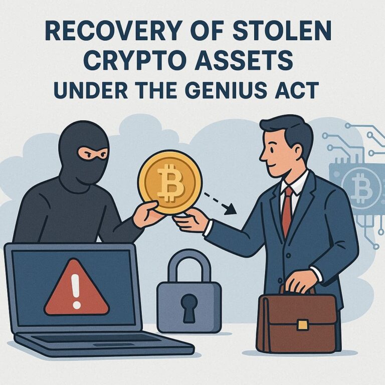 Remedy and Recovery of Stolen Crypto Assets Under the GENIUS Act