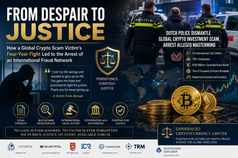 How a Global Crypto Scam Victim's Four-Year Fight Led to the Arrest of an International Fraud Network